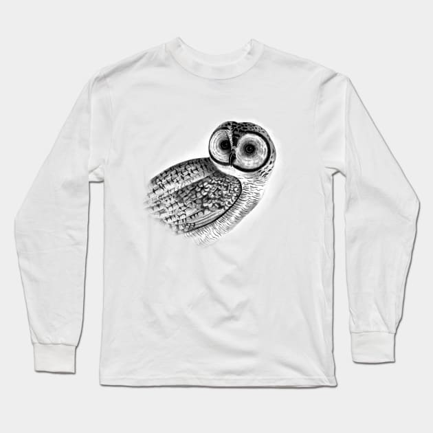 Mystic Owl Long Sleeve T-Shirt by Unalome_Designs